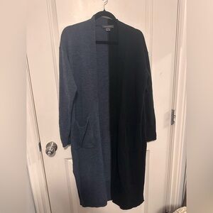 Long two tone cardigan from French Connection